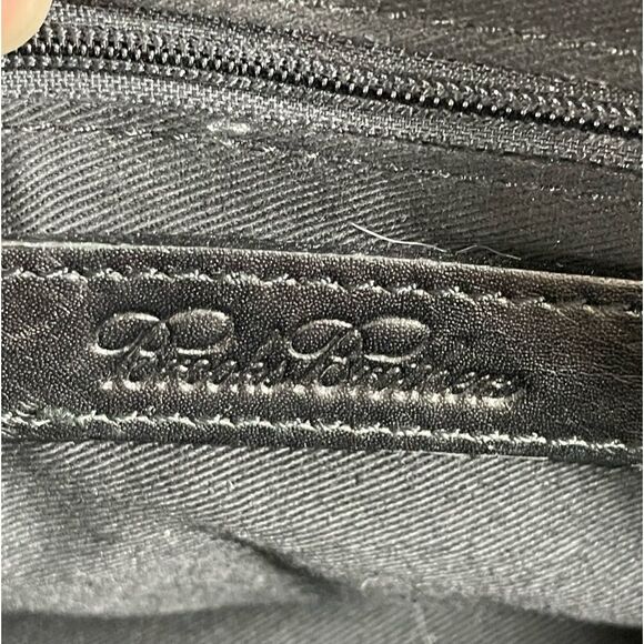 Brooks Brothers Wool Blend Small Purse Bag Dark Charcoal Gray - Picture 5 of 10